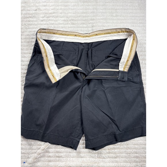 Tommy Bahama Other - Tommy Bahama Shorts Mens 35x9 Chino Flat Front‎ Black Casual Beach Summer EUC